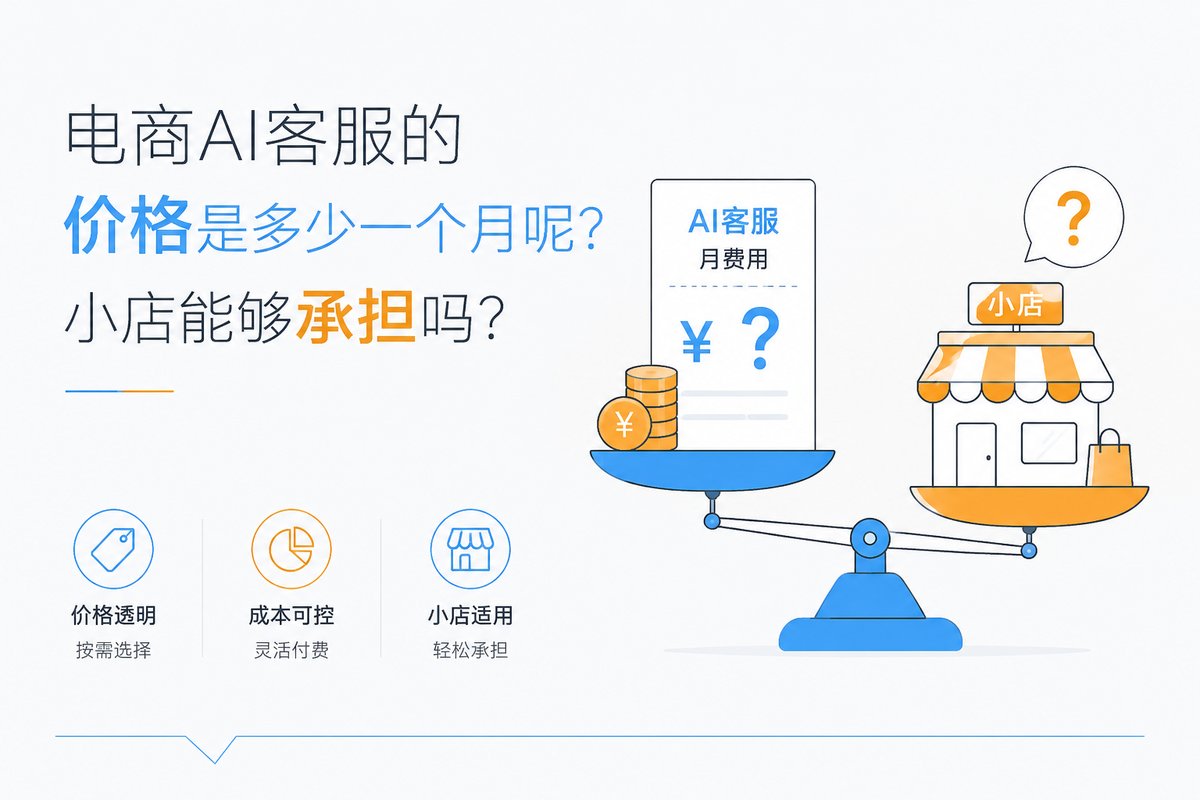 电商AI客服的价格是多少一个月呢?小店能够承担吗?