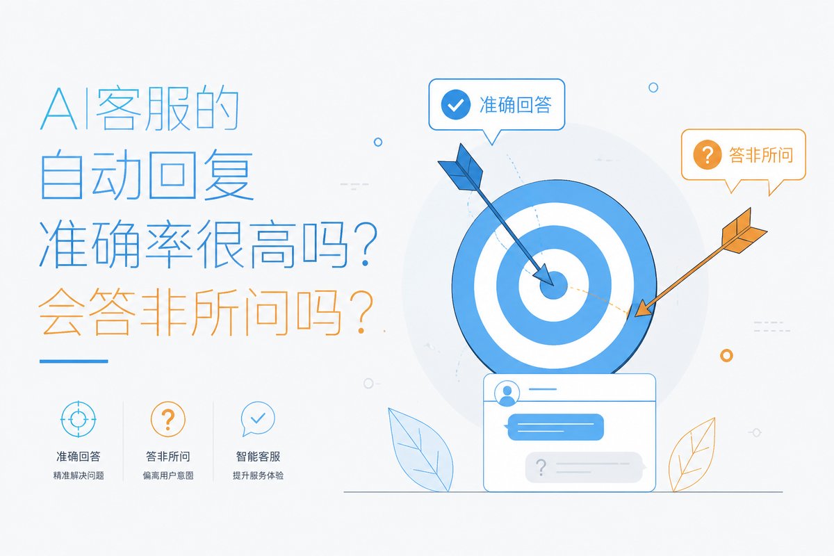AI客服的自动回复准确率很高吗?会答非所问吗?