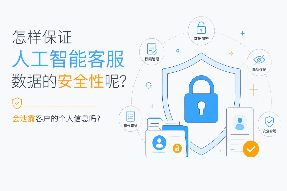 怎样保证人工智能客服数据的安全性呢?会泄露客户的个人信息吗?
