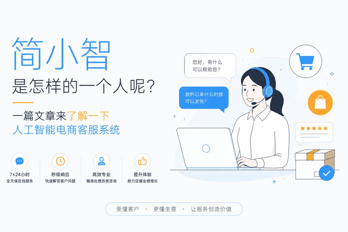 简小智是怎样的一个人呢？一篇文章来了解一下人工智能电商客服系统