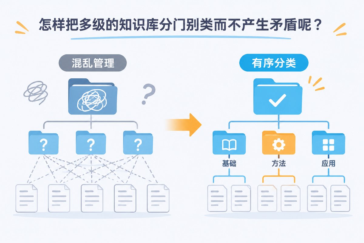 怎样把多级的知识库分门别类而不产生矛盾呢?