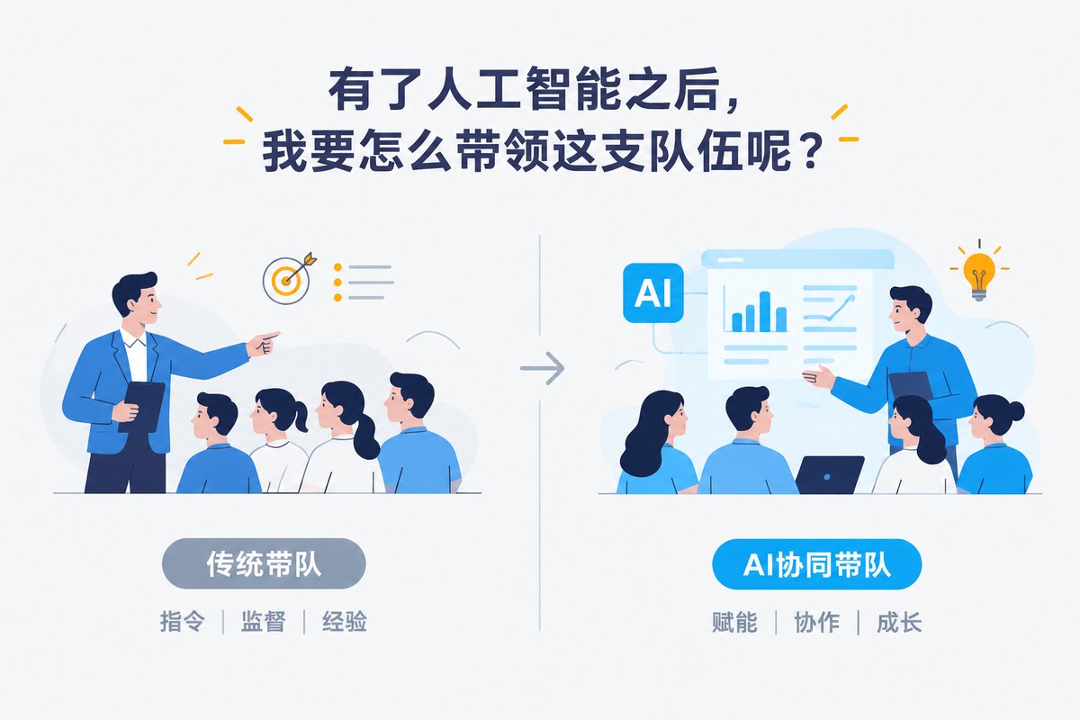 有了人工智能之后，我要怎么带领这支队伍呢？