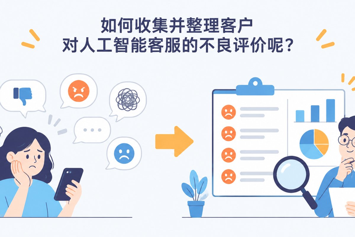 如何收集并整理客户对人工智能客服的不良评价呢?