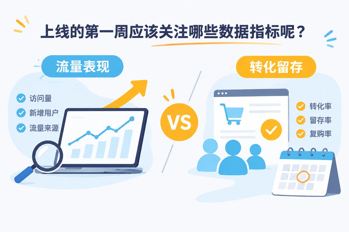 上线的第一周应该关注哪些数据指标呢?