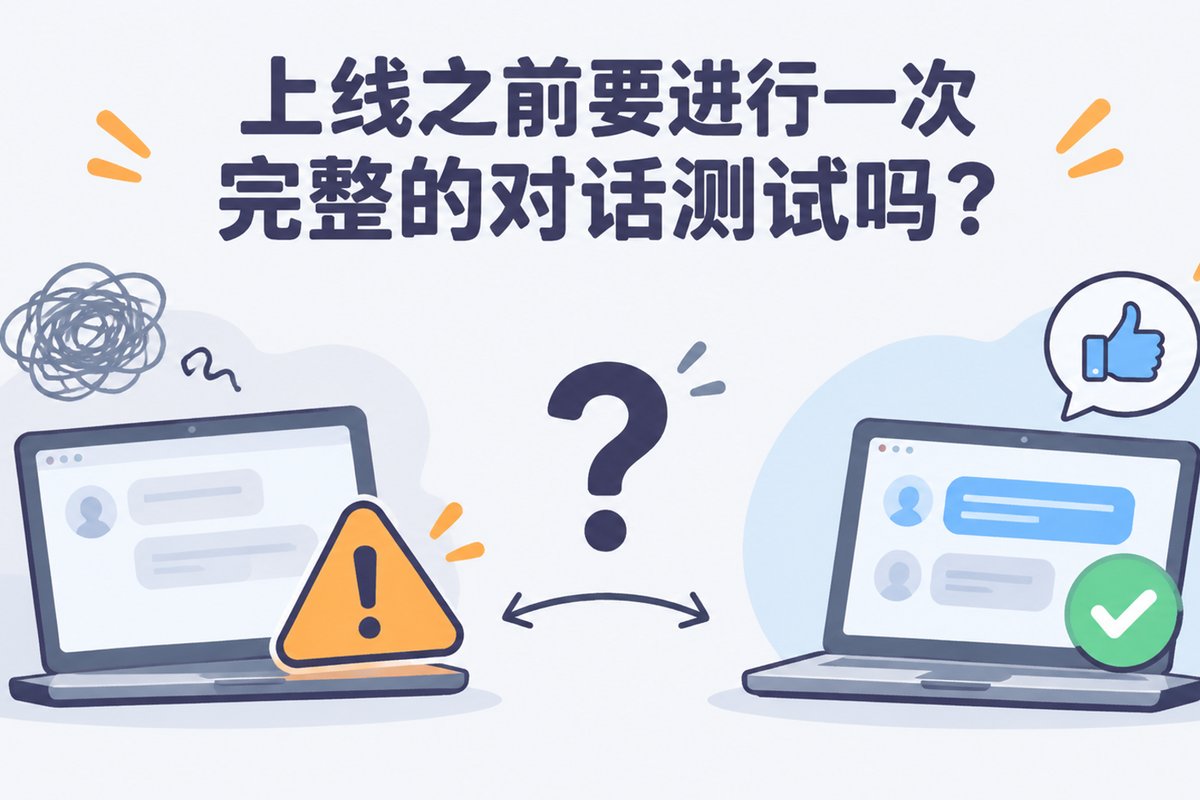 上线之前要进行一次完整的对话测试吗?