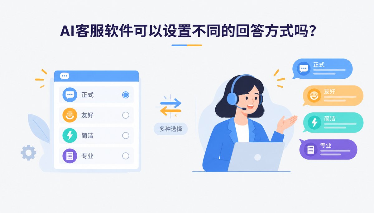 AI客服软件可以设置不同的回答方式吗?
